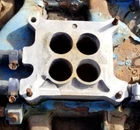 4 Bbl Spacer Carburetor Intake Galaxie Ford 1965 1966 Mustang Mercury Used. Price: $91.11.