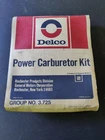 Nos Oem Delco 9298 Power Carburetor Kit For 1976 Chevy 350 2GC Rochester New. Price: $25.00.