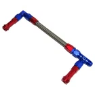 Renegade Carburetor Inlet Kit 75114; Dual Feed Ss, Red/blue For Holley Dominator New. Price: $52.85.