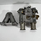 Italian Weber Carburetor Bologna W/ Kosman Specialties S.f. Manifold 40DCOE2 Used. Price: $399.95.