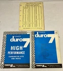 1972 Tomco Duro High-performance Carburetors Catalog Manual 94 Pages Used. Price: $17.95.