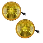 Holley Retrobright 5700K Yellow Led 7" Round Head Light Pair For Classic Auto New. Price: $519.90.