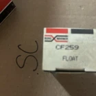 Amc Ford Jeep Mercury Borgwarner Carburetor Float CF259 Nos New. Price: $10.93.