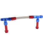 Braided AN8 Dual Feed Fuel Line Double Pump For 4150 Holley Carburetor New. Price: $25.99.