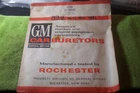 Nos Buick 1959-61,W/4BRL.,MODELS;46-47-4800 Delco-rochester Gasket Kit #7015940 New. Price: $29.99.