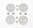 (4 Pack) 1009-325 Throttle Plates 1-3/4" Stamped With Screws Fits: Holley New. Price: $38.99.
