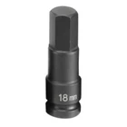 Grey Pneumatic 2918M 1/2" Metric Hex Driver Impact Socket 18MM New. Price: $26.56.