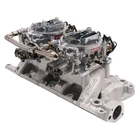 Edelbrock Intake Manifold/carburetor Kit 2035; Performer Rpm Dual Quad Air-gap New. Price: $1776.95.