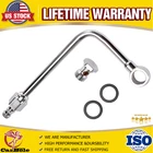 8126 Fuel Line W/ 3/8" Barbed End Inlet Without Filter Chrome Steel Silver. Price: $23.99.