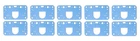 Holley 1008-1907-1 Metering Block Gasket 10PK New. Price: $46.76.