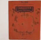 292 Carter Carburetor Gasket Assortment Ford B7A-9502-D Mercury Nos (see Desc) New. Price: $10.99.