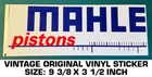 Mahle Pistons Vintage Original Vinyl Decal Sticker Racing Engine-performance Used. Price: $7.04.
