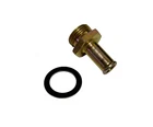 Edelbrock 1497 Carburetor Fuel Fitting ; Adapter 3/8 Hose 5/8-20, Straight New. Price: $24.95.