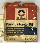 Genuine Delco Power Carburetor Kit 7039009 Fits Gm Rochester Oe Rebuild Set New. Price: $20.99.
