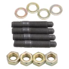 Edelbrock 8056 Carburetor Stud Kit Black Oxide Finish Gold Iridite Washers/ New. Price: $21.95.