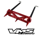 Vms Racing Red Spiked Battery Tie Down Bracket Brace Kit W/ Rods For Honda New. Price: $39.95.