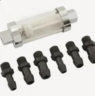 Mr. Gasket Co 9706 Universal Inline Clearview Fuel Filter For Carbureted Engines New. Price: $7.99.