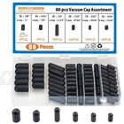 Busy-corner 80 Pieces Vacuum Cap Assortment, Rubber, Dropper Id From 5 New. Price: $11.79.