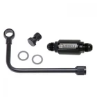 Edelbrock 81343 Single-feed Carburetor Steel Fuel Inlet Line W/filter 6AN Black. Price: $52.95.