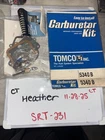 (1) Tomco Carburetor Rebuild Kit Part Number 5340B Easy Install Nos Oem New. Price: $13.50.