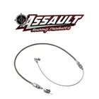 24" Universal Throttle Cable Wire Assembly Stainless Braided Steel Cut-to-fit New. Price: $32.20.
