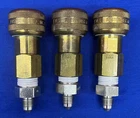 Lot Of Foster Pneumatic Quick Disconnect Socket Coupling 1/4 FM3203 Brass Used. Price: $22.00.