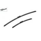 Bosch Aerotwin Flat Windscreen Wiper Blade Set + Adapter 65/40CM - Front A144S New. Price: $38.65.