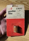 Vintage Sears And Roebuck 28 45151 Carburetor Gasoline Filter Used. Price: $17.99.