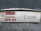 Sorensen Carburetor Repair Kit 15478A Rebuilds Carter Model Bbd 1/4 New. Price: $25.99.