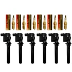 Set Of 6 Ignition Coils + Motorcraft Spark Plugs 2000-07 Ford & Mercury New. Price: $45.47.