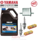 Yamaha 2002-2004 XLT800 2W Oem Oil Fuel Filter Ngk BR8ES Maintenance Tune Up Kit New. Price: $113.95.