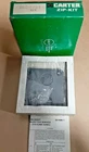 Carter 902-1141 Carburetor Zip Kit 1981 Buick 8CYL 2BBL Rochester E2ME New. Price: $17.99.