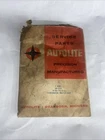 Auto Lite B7AZ-9502-G Carburetor Gasket Set Kit 51 Pieces New. Price: $10.00.