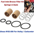 For Holley Double Pumper Carburetor Sintered Bronze Fuel Filter Kit Seal Spring New. Price: $12.95.