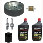 Filters W/ Spark Plugs & Oil Fits John Deere Replaces 1196 New. Price: $62.99.