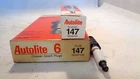 Autolite 147 Spark Plug - Resistor Copper Box Of (6) New. Price: $14.99.