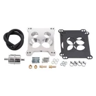 Edelbrock Square-bore Carb To Spread-bore Manifold Adapter Kit With Fuel Filter New. Price: $100.95.