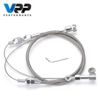 24" Universal Braided Throttle Gas Cable Kit Swap Fuel Line Stainless Steel New. Price: $19.90.