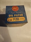Ac Delco Vintage Oil Filter Part Number P-203 5573444 New. Price: $35.00.