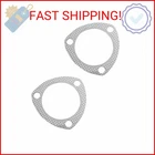 2PCS Car Exhaust Gasket, 2.5" 3-BOLT Pipe Flange With Ss Fire Rin New. Price: $7.19.