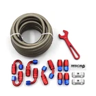 Wnseu AN6 20FT Fuel Line Hose Kit Stainless Steel Braided 3/8 - 8.73MM New. Price: $97.89.