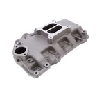 Factory Outlet Dual Plane Intake Manifold Satin Aluminum Chrysler Poly 318 V8 New. Price: $313.50.