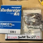 Tomco Carburetor Kit 5250 B, Sealed Components, Vintage Nos New. Price: $13.50.