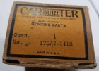 Vintage Nos Carter 170AJ-241S Choke Coil 1956 57 Cadillac Dual Wcfb New. Price: $345.95.