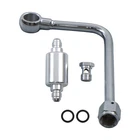 8131 Single Feed Fuel Line Kit 6AN Inlet 5/8-20IN Female Swivel Chrome New. Price: $37.41.