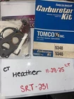 (1) Tomco Inc. Part Number 5348 Carburetor/fuel System Repair Kit Nos Oem New. Price: $25.20.
