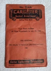 Carter 214A Carburetor Rebuild Gaskets 1951-54 Chrysler & Desoto New. Price: $8.89.