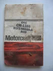 New Nos Ford 1970'S Carburetor Rod CM-1380 D1FZ-9A599-A. Price: $5.69.