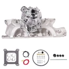 Intake Manifold & 4 Barrel Carburetor Ford Windsor Sbf V8 289 302 Dual Plane New. Price: $425.29.