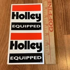 2 Pack Holley Carburteor Sticker Decal Nhra Nascar Racing Vintage Drag Race Hot New. Price: $5.00.